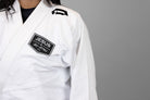 4in JESUS & JIU-JITSU patch on white gi